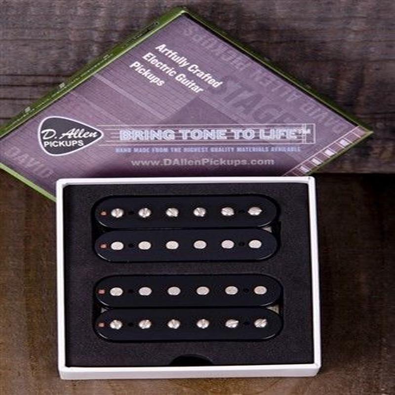 David Allen Pickups - DIRTY CATS Humbucker Pickup Set - Black Coils