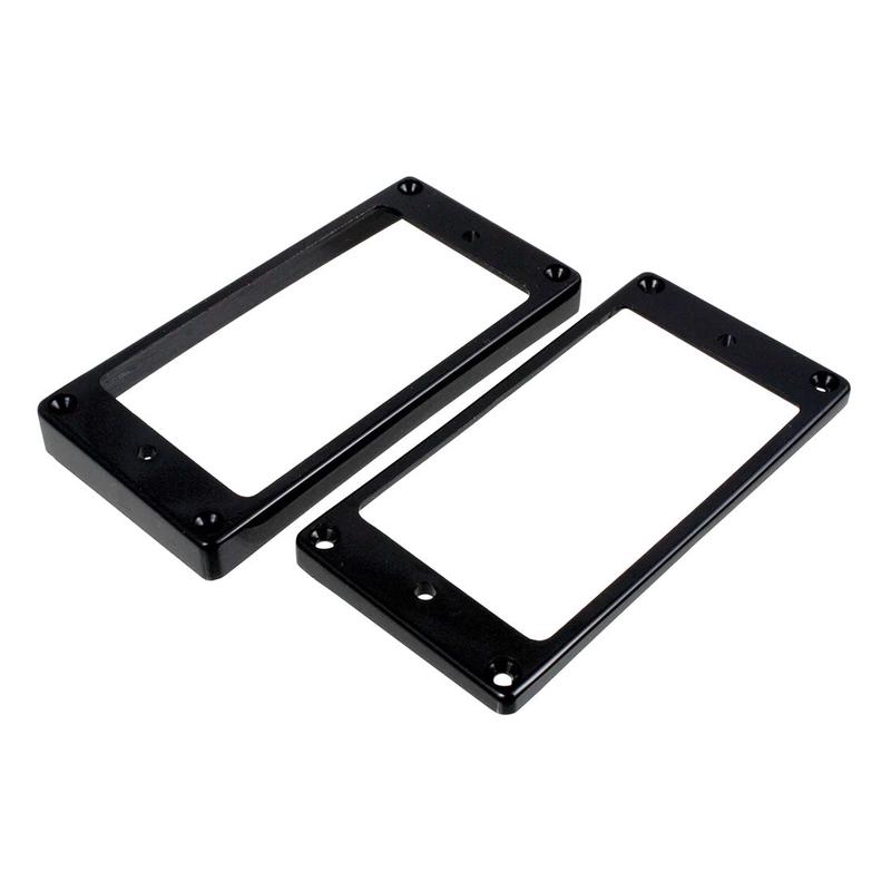 Epiphone Flat Bottom Humbucker Pickup Rings Set Black PC-6743-023