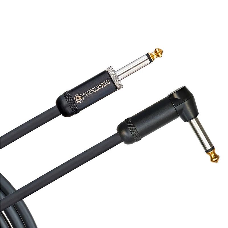 D'Addario 15' American Stage Cable R/A To Straight Neutrik Plugs PW-AMSGRA-15