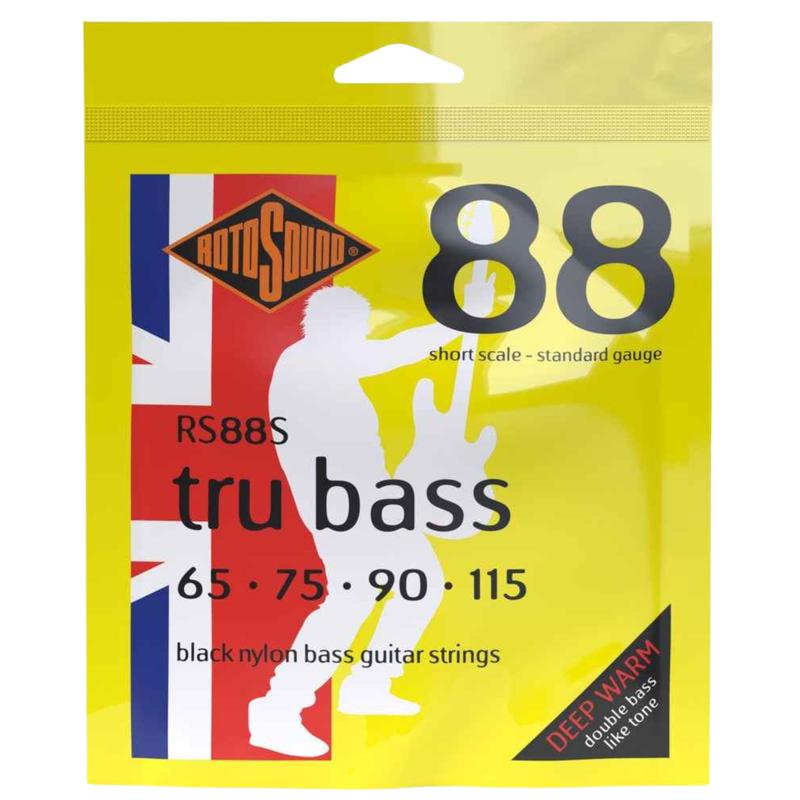 Rotosound 65-115 Tru Bass 88 Nylon Tapewound Short-Scale Bass Guitar Strings