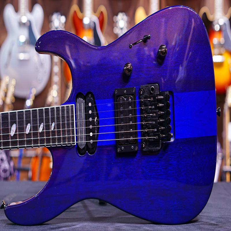 Caparison Dellinger Prominence Trans. Spectrum Blue