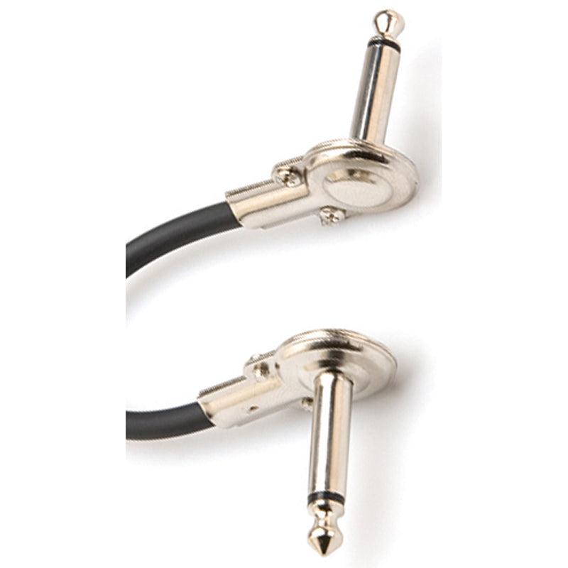 Hosa Guitar Patch Cable, Low-Profile Right-Angle to Same, 6 inch, IRG-100.5