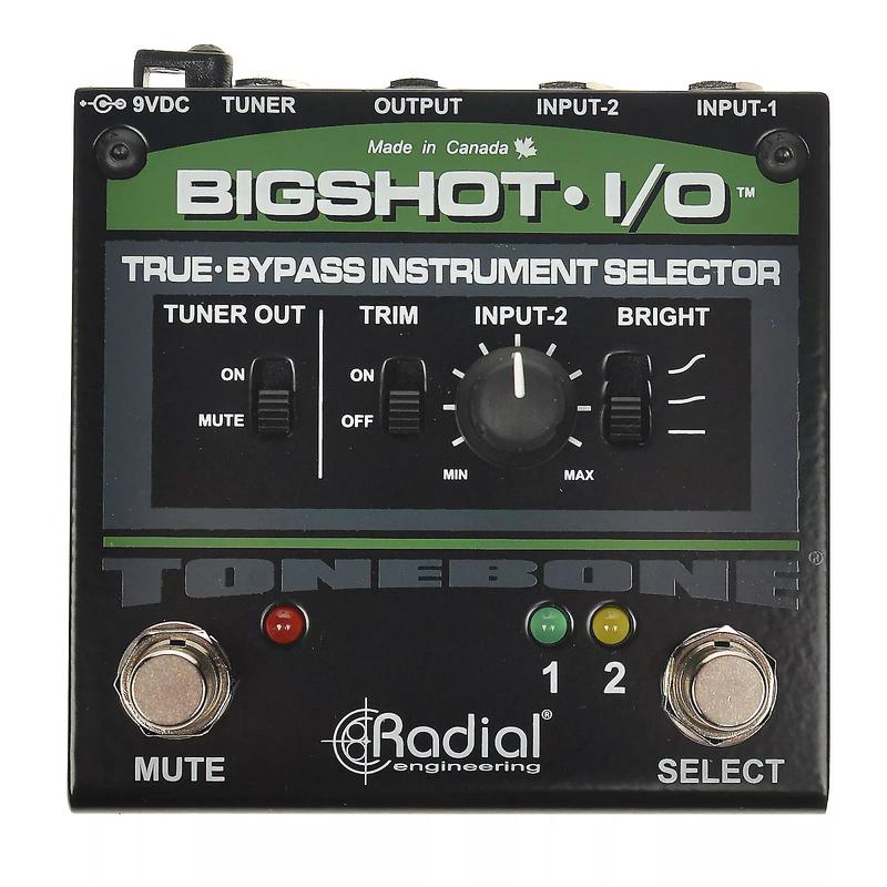 Radial BigShot I/O True-bypass Instrument Selector