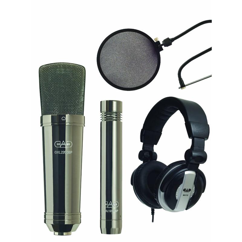 CAD GXL2200BPSP Studio Pack With One GXL2200BP, One GXL1200BP  Black Pearl Chrome Finish, One MH110, & One EPF15A
