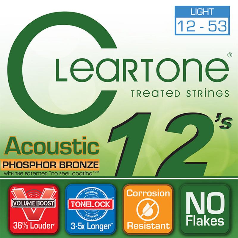 Cleartone .012-.053 Light Phosphor Bronze