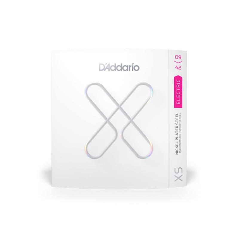 D'Addario 09-42 XS Nickel Plated Electric Guitar Strings, Super Light