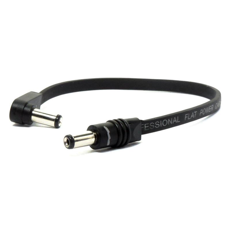 EBS Flat Power Cable Angled To Straight Plugs 28cm (11.02") EBS-DC1-28 90/0